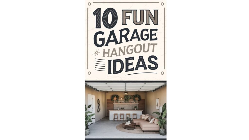 10 Fun Garage Hangout Ideas for Your Next Gathering - cozynestinteriors.com