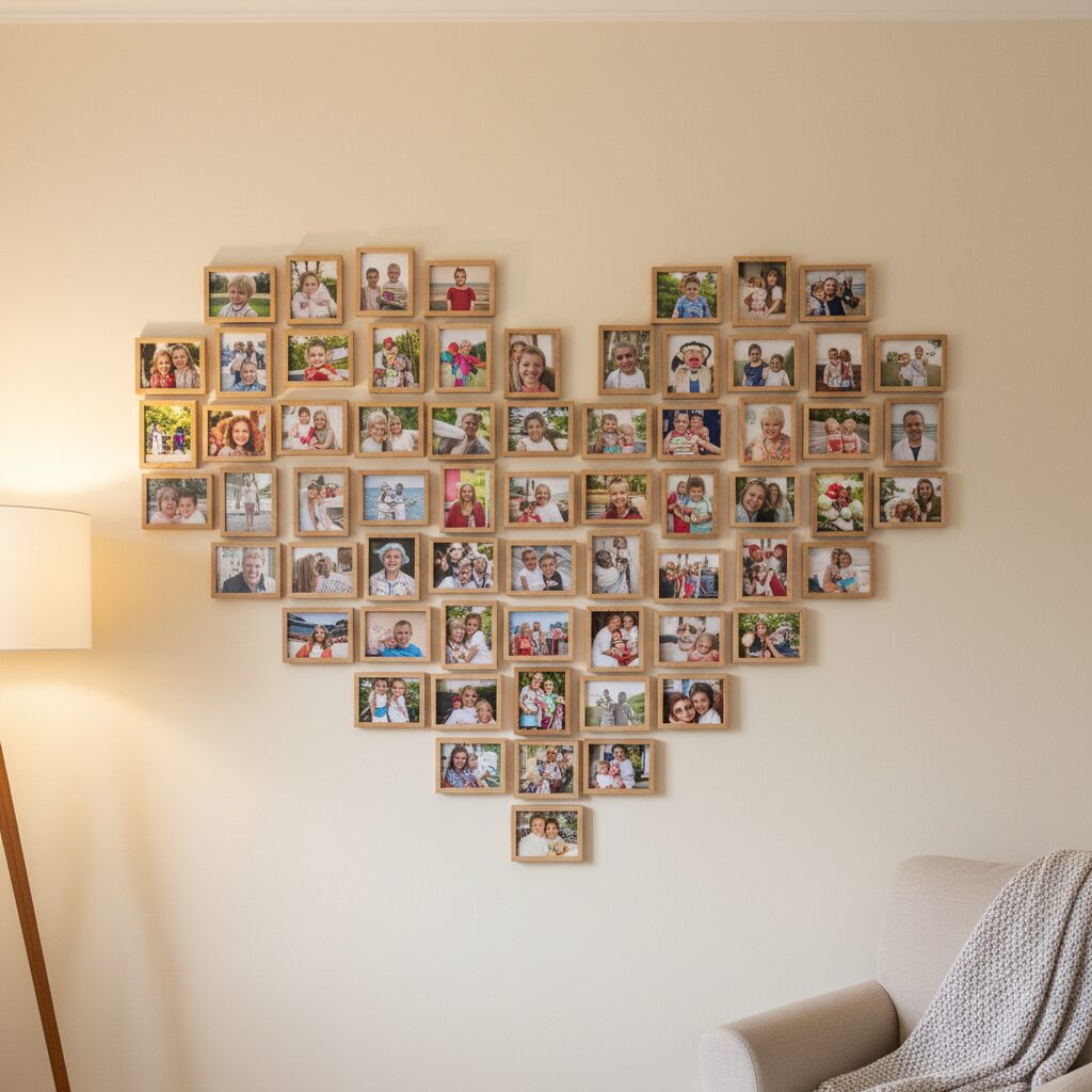 family photo wall frame ideas