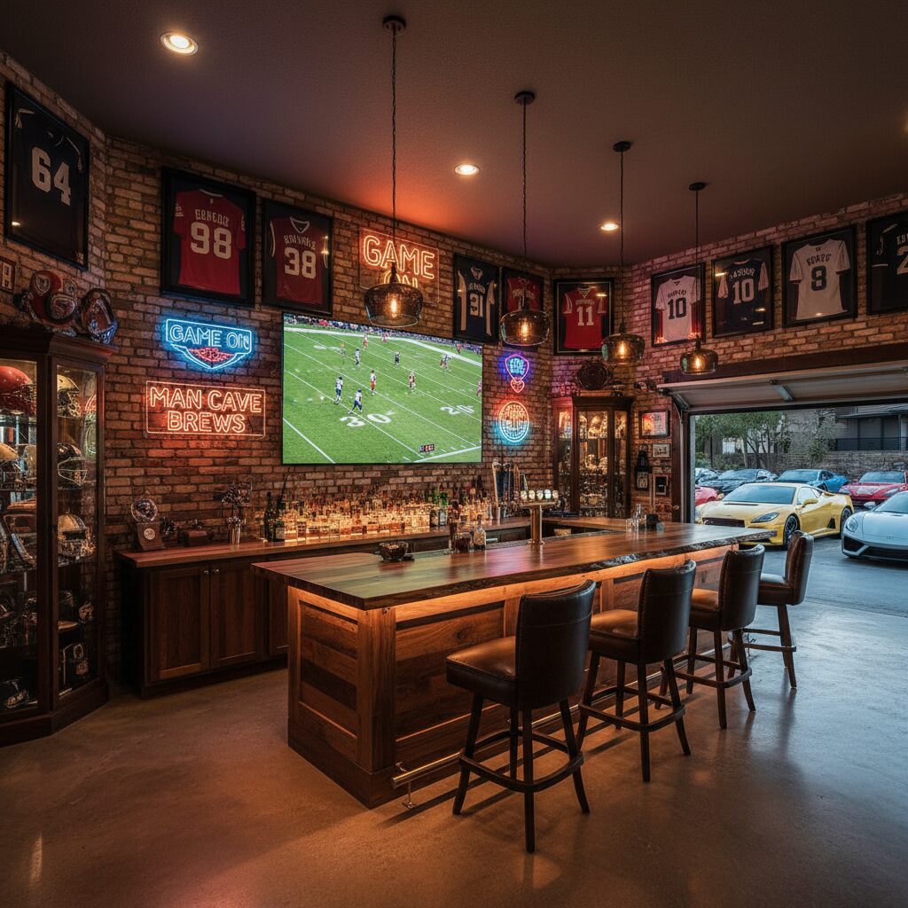 man cave garage ideas
