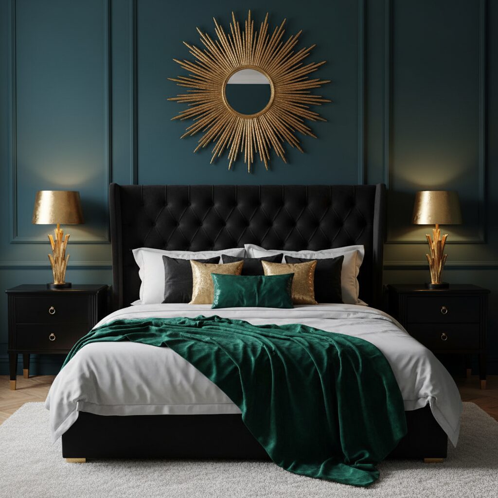 bedroom ideas for black furniture