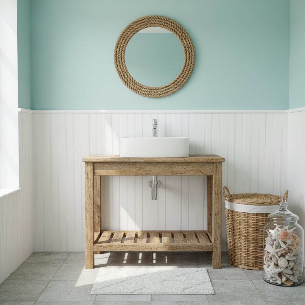 bathroom ideas light blue