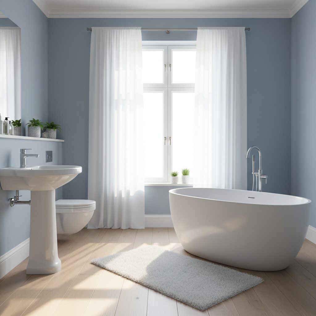 bathroom ideas in blue