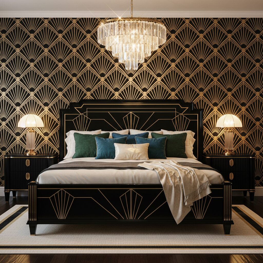 bedroom ideas with dark wood furniture