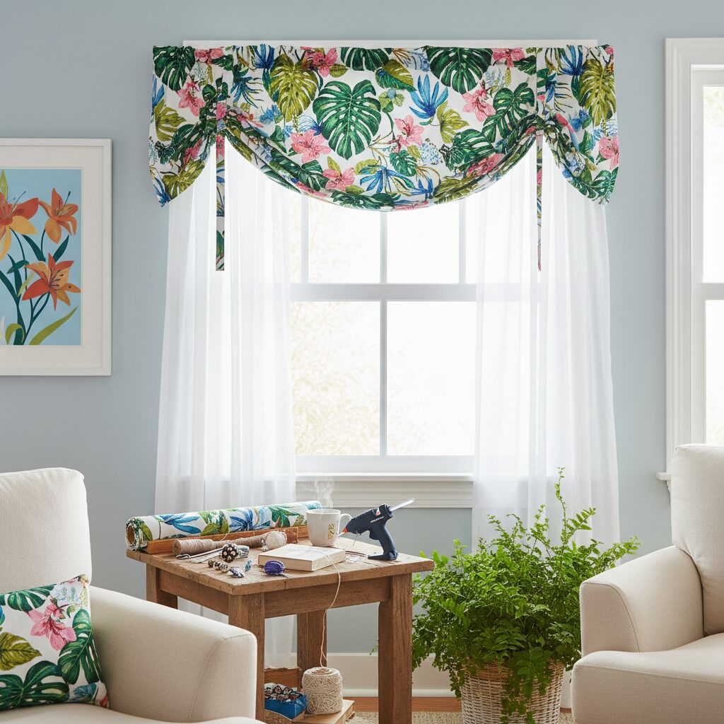 living room valance ideas for large windows