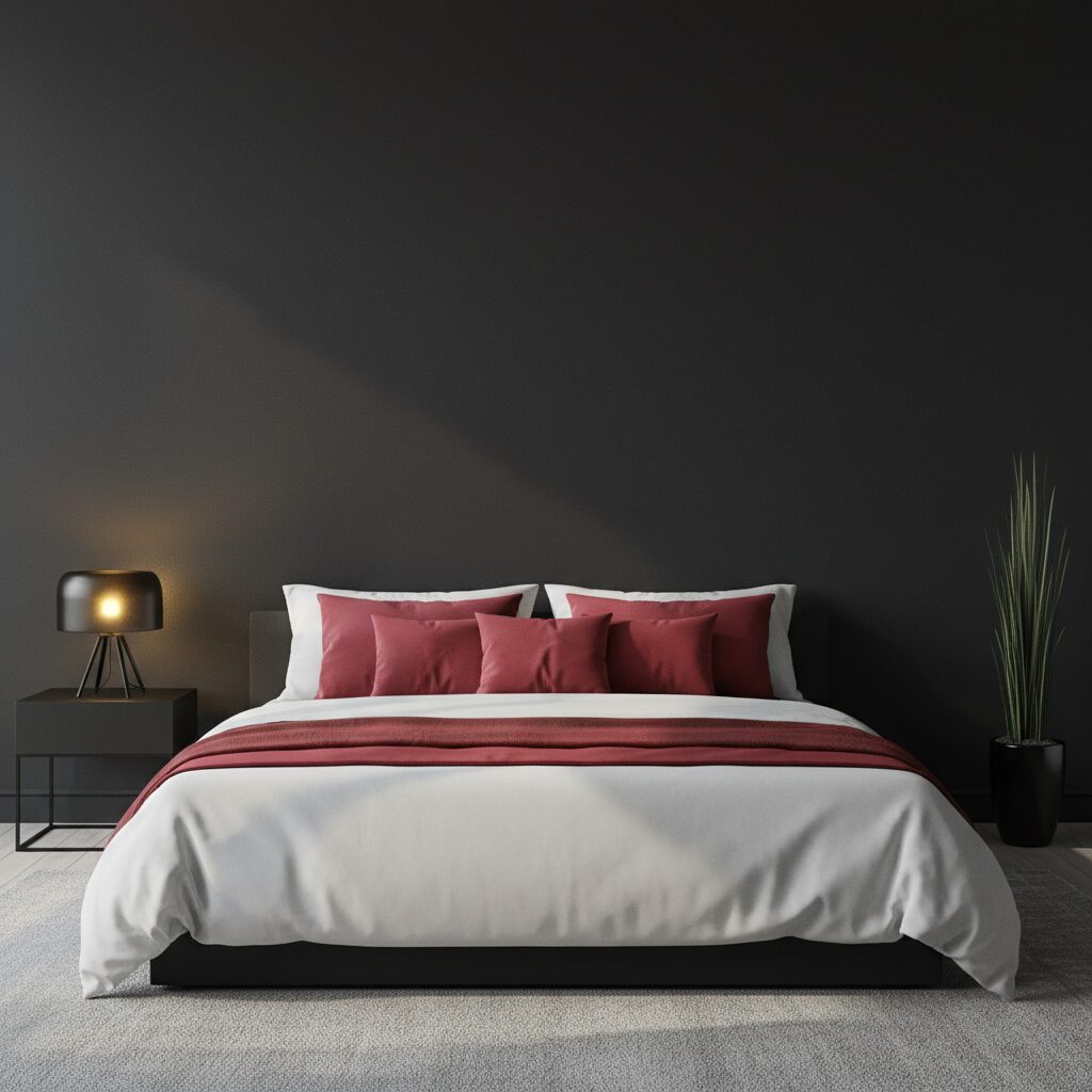 Red and Black Bedroom Ideas