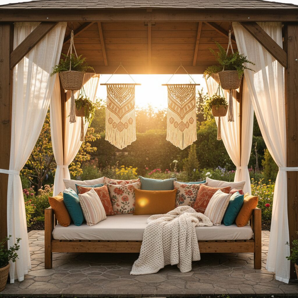 patio ideas with gazebo