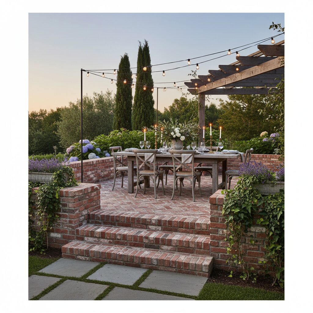 small brick patio ideas