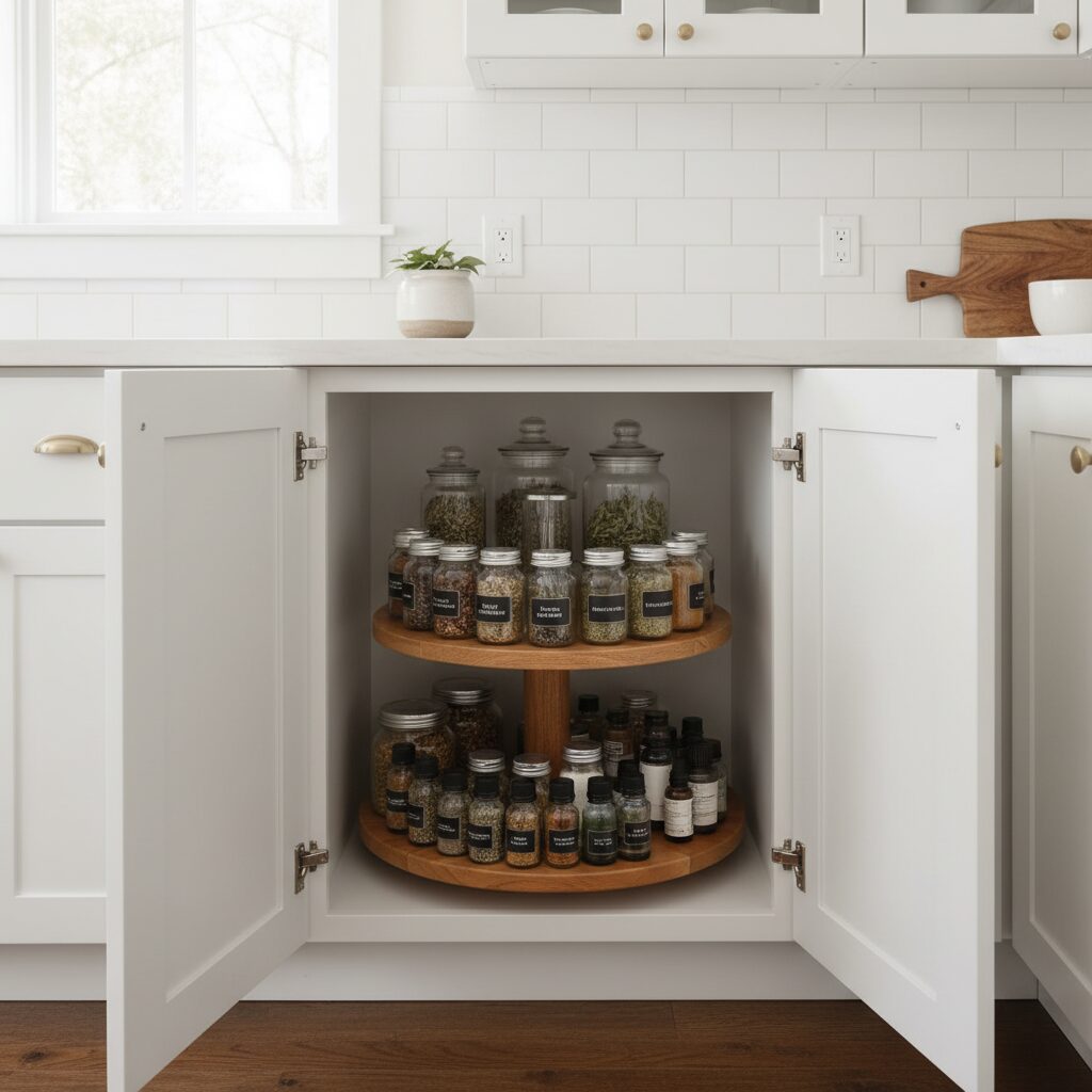 kitchen cabinet ideas for corner