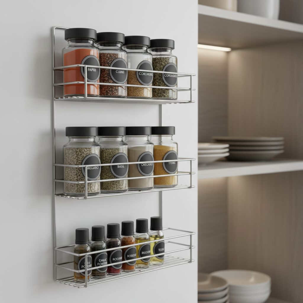 how to organize cabinets in a small kitchen