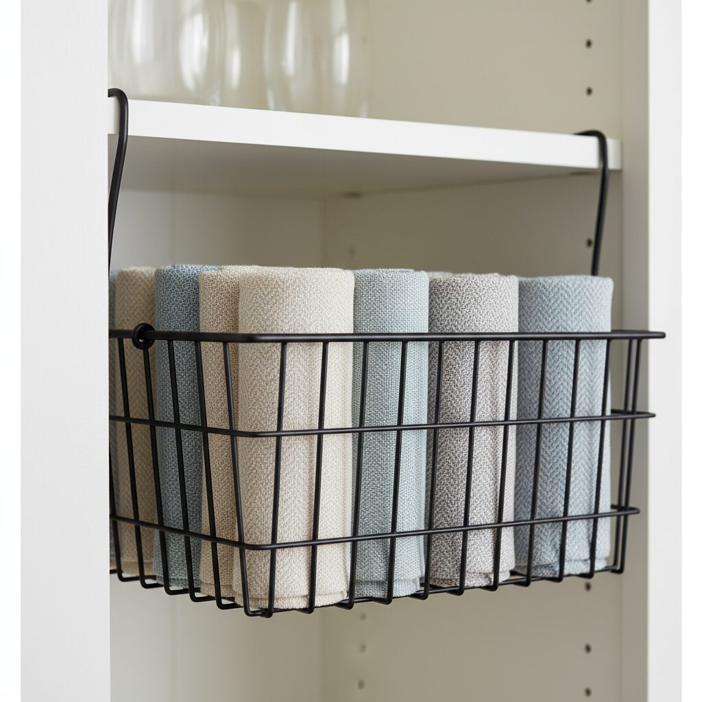 kitchen cabinet organization layout