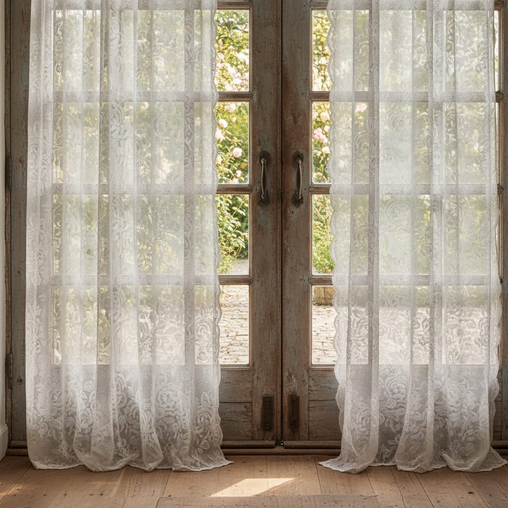 French Door Curtains Ideas
