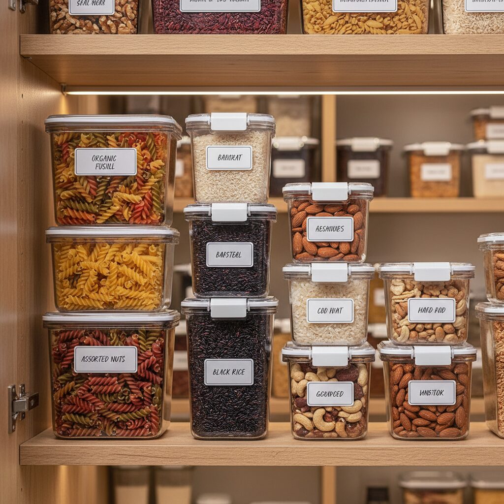 how to organize cabinets in a small kitchen