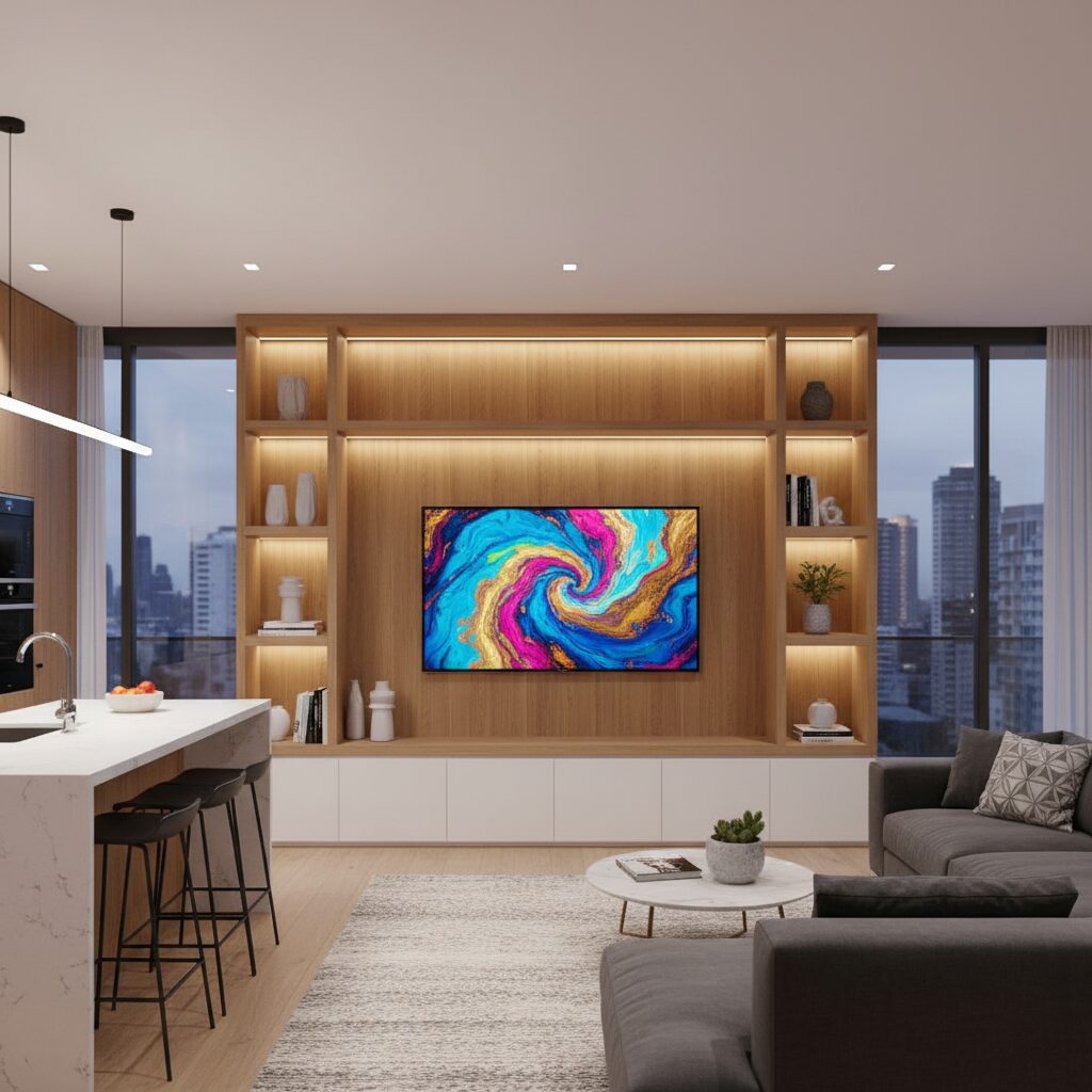 open kitchen lounge ideas