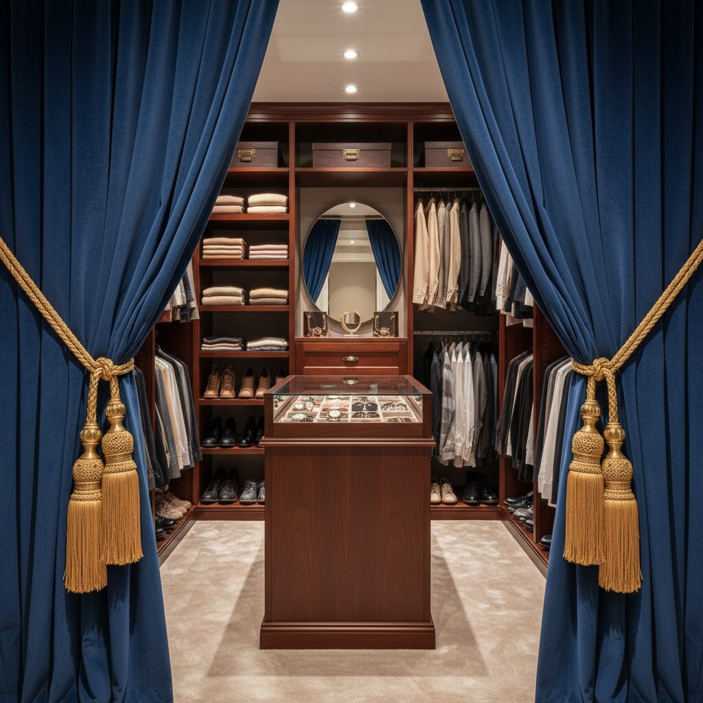 closet curtain ideas