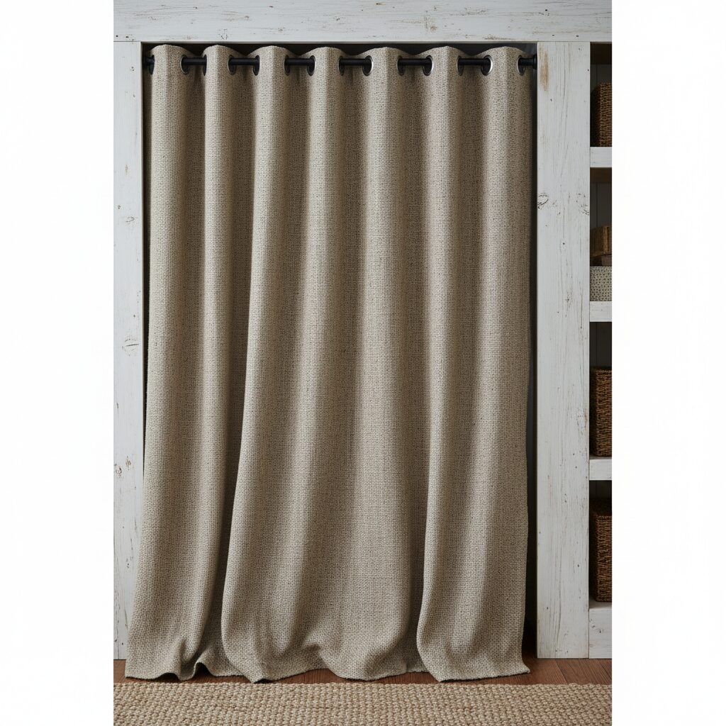 closet curtain ideas
