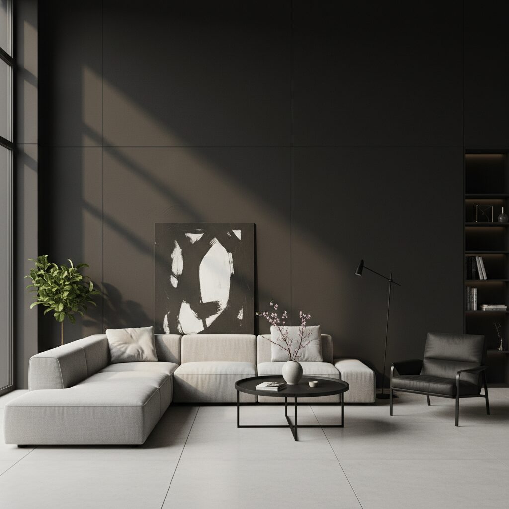 black living room ideas