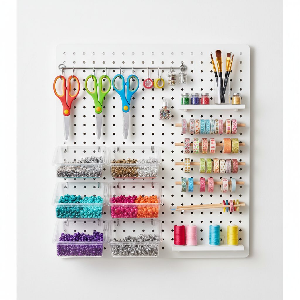 ikea peg board ideas
