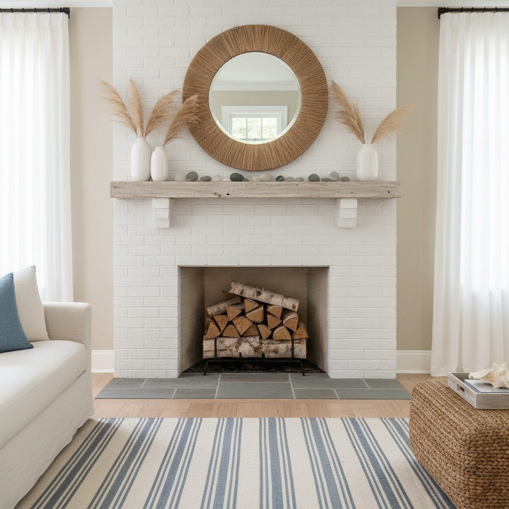 Brick Fireplace Makeover Ideas