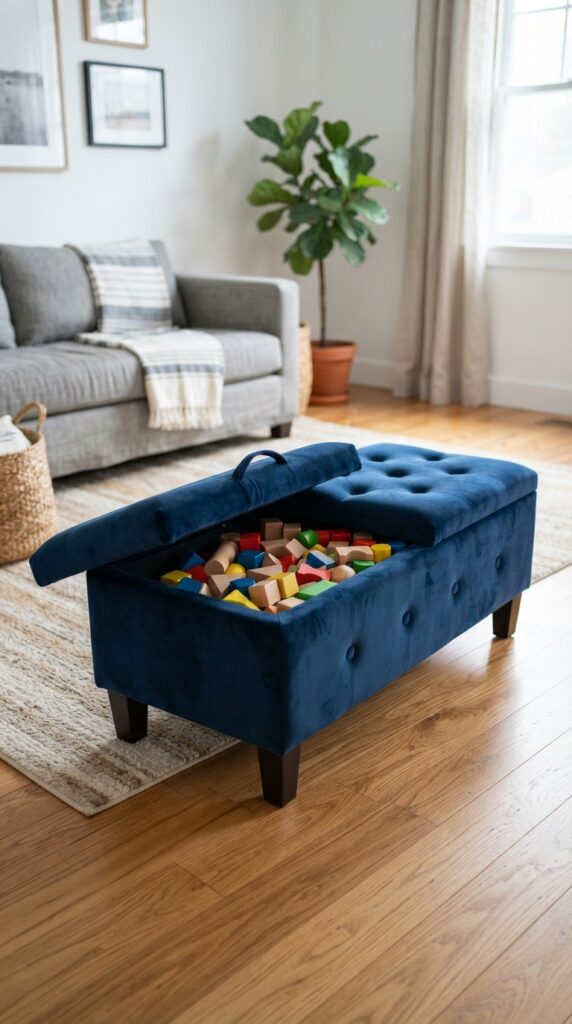 toy storage ideas in living room